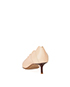 Chloe Lauren Scalloped Glossed-Leather Pumps, back view