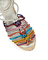 Chloe Metallic Wedge Espadrille Sandals, other view