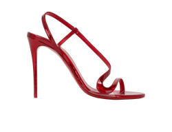 Christian Louboutin Rosalie Heels, Patent, Red, UK7, DB, 2*