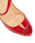 Christian Louboutin Bana Mary Jane Pumps, &pound;180, Shoes, Red, Patent Leather, Other view