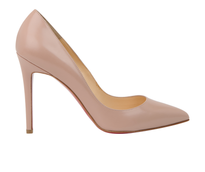 Christian Louboutin Pigalle 100, &pound;375, Shoes, Pink, Leather, Front view