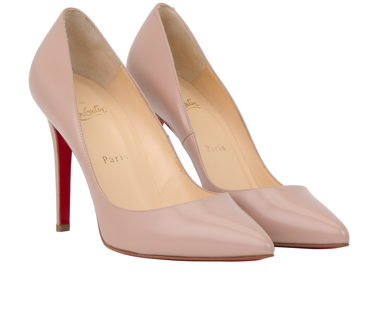 Christian Louboutin Pigalle 100, &pound;375, Shoes, Pink, Leather, Side view