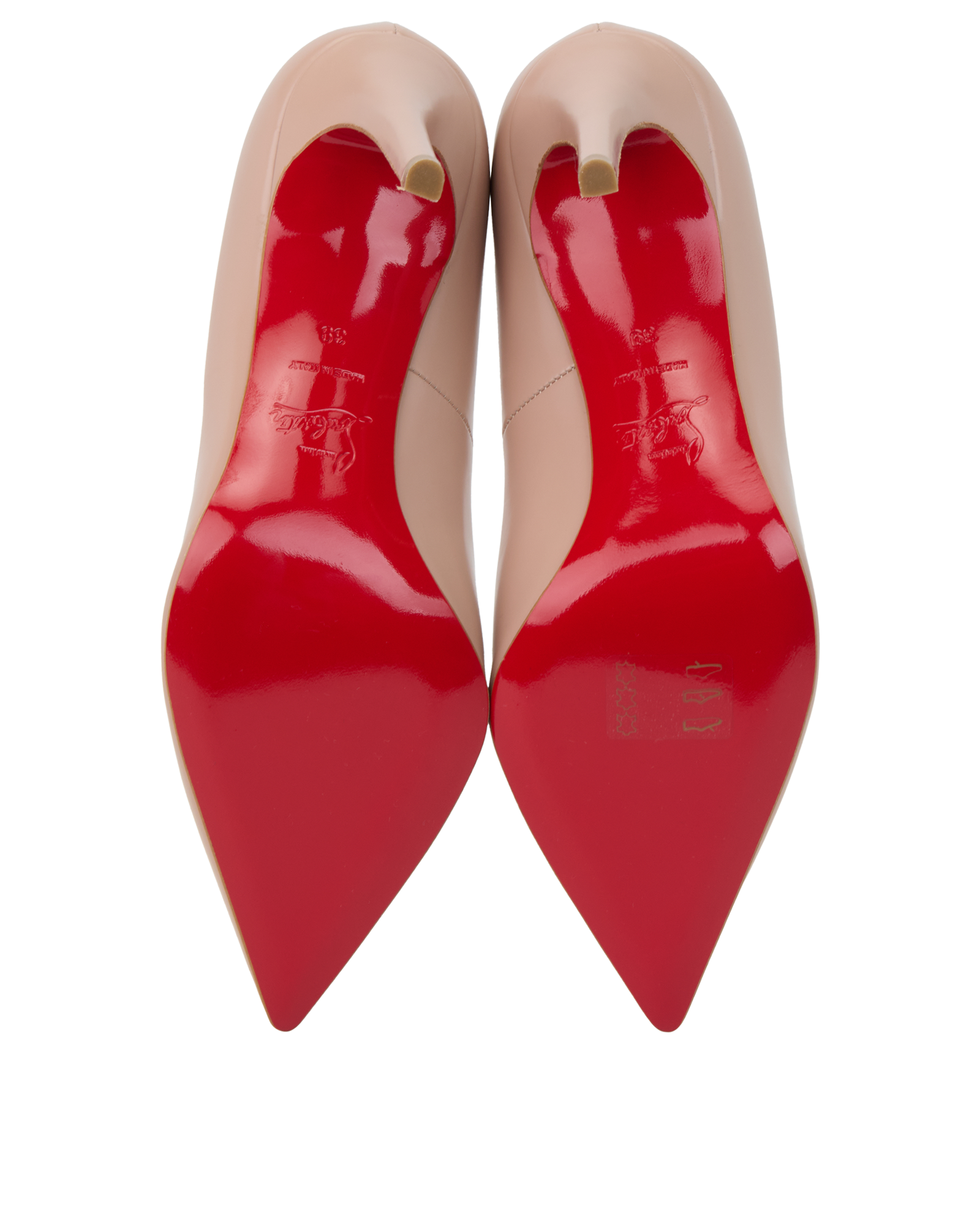 Christian Louboutin Pigalle 100, &pound;375, Shoes, Pink, Leather, Top view