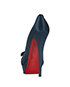 Christian Louboutin Peep Toe 160 Heels, back view