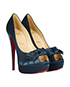 Christian Louboutin Peep Toe 160 Heels, side view