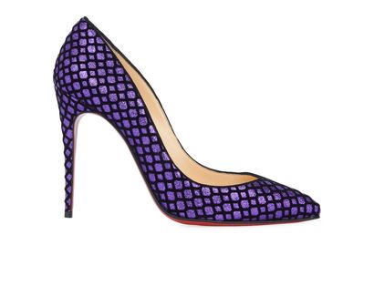 Christian Louboutin Pigalle Follies 100 Glitter, front view