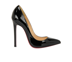 Christian Louboutin So Kate 120, Patent, Black, UK5.5, 2*