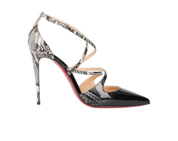 Christian Louboutin Crossfliketa 100, Patent, Black, UK6.5, DB/B, 3*