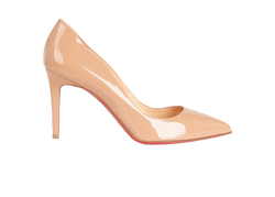 Christian Louboutin Kate 85, Leather, Beige, UK5.5, DB, 3*