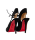 Christian Louboutin Allegra Peep Toes, back view