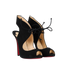 Christian Louboutin Allegra Peep Toes, side view