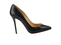 Christian Louboutin Kate 100, Leather, Black, UK5, B/DB, 4*