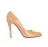 Christian Louboutin Pigalle 100, &pound;295, Shoes, Beige, Leather, Front view
