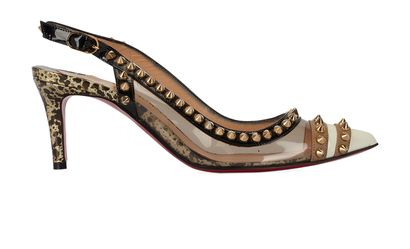 Christian Louboutin Manovra Slingback Heels, front view