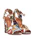 Charlotte Olympia Travel Logo Wedges, side view