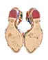 Charlotte Olympia Travel Logo Wedges, top view