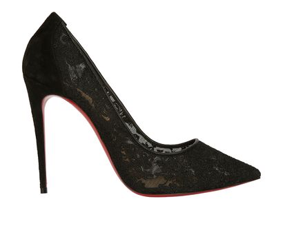 Christian Louboutin Lace Follies 100, front view