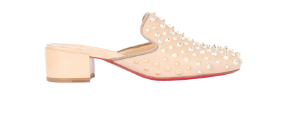 Christian Louboutin Spiked Mules, &pound;295, Shoes, Leather, Front view
