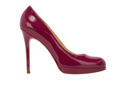 Christian Louboutin Pumps, &pound;295, Shoes, Purple, Patent Leather, Front view