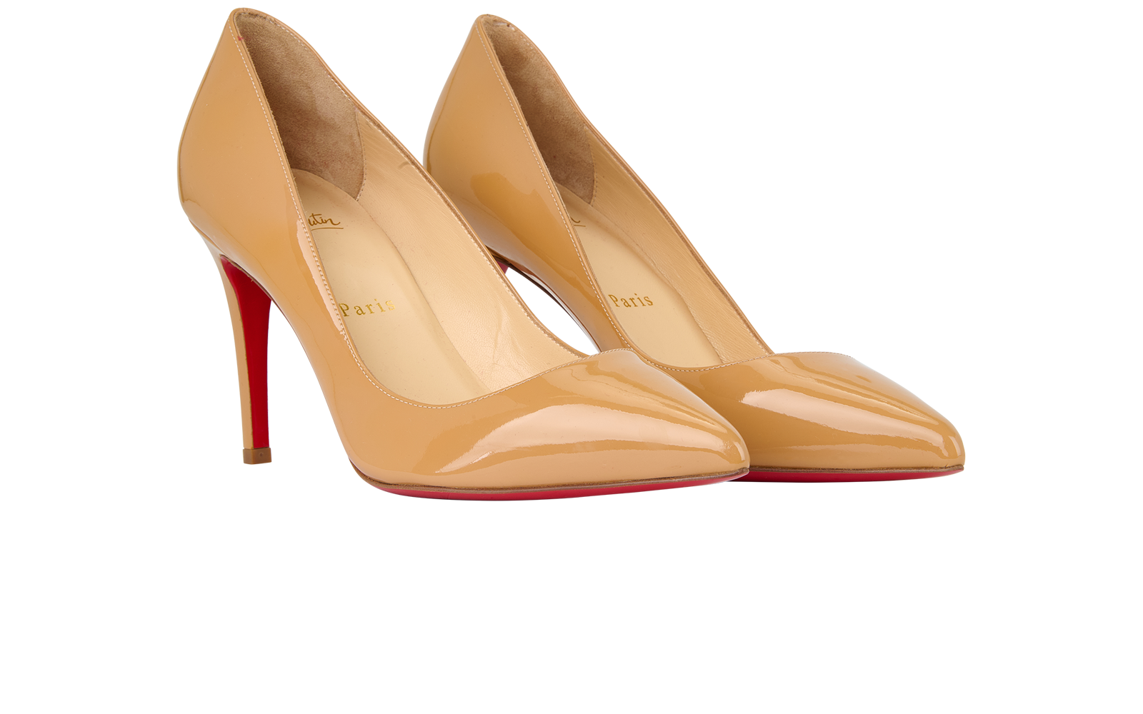 Christian Louboutin Pigalle 85, &pound;380, Shoes, Patent Leather, Side view