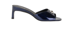 Coperni Low Logo Mules, Patent, Blue, UK3, 2*