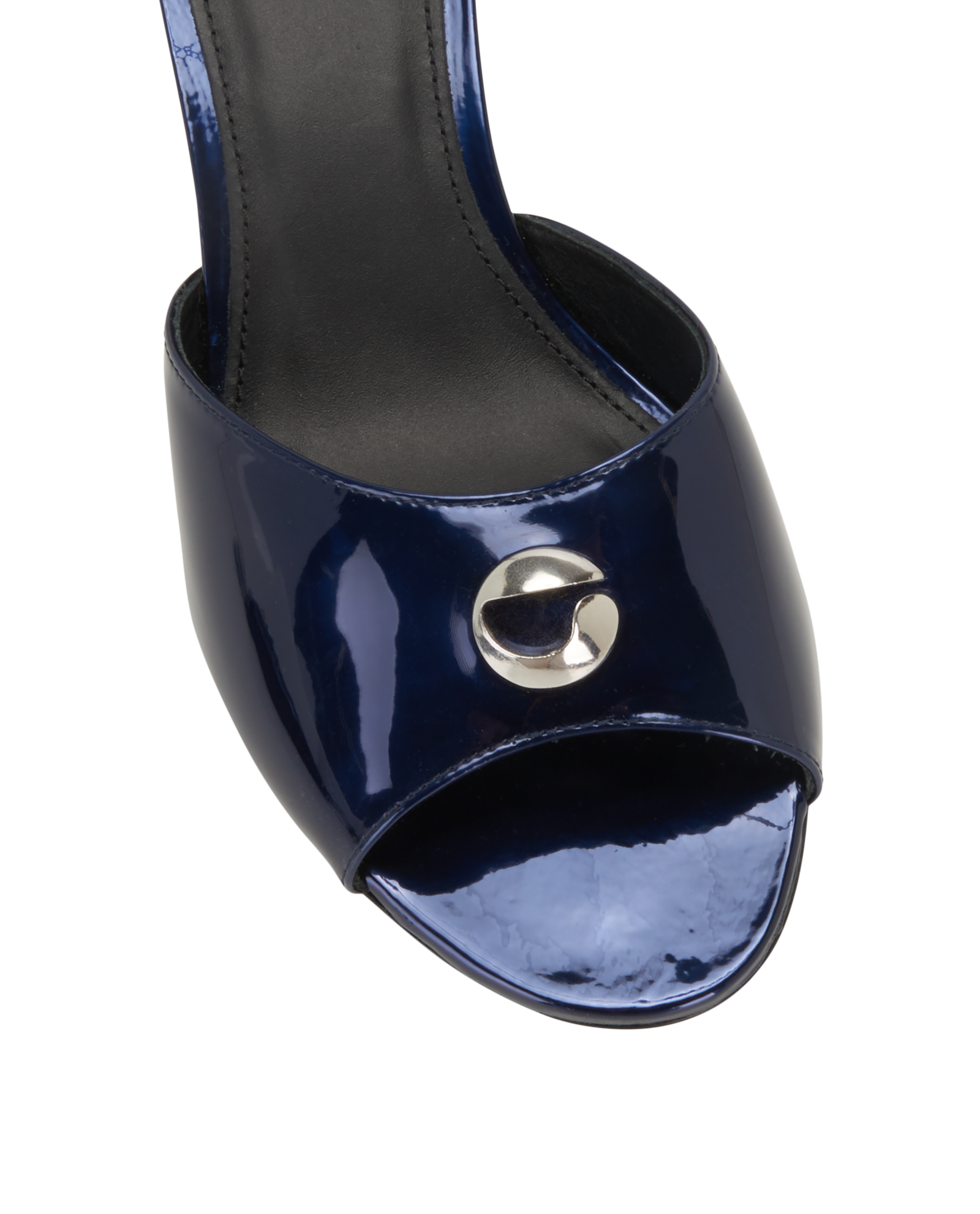 Coperni Low Logo Mules, &pound;195, Shoes, Blue, Patent Leather, Other view