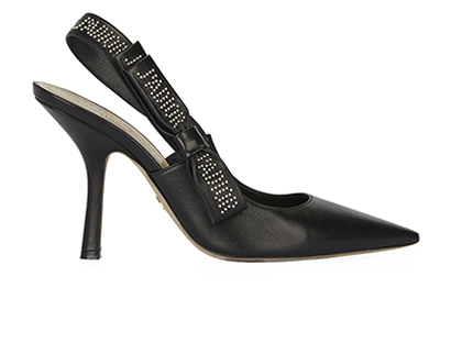 Christian Dior J'adior Studded Slingbacks, front view