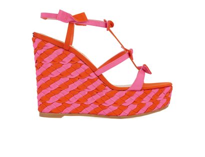 Christian Dior Doll Wedges, front view