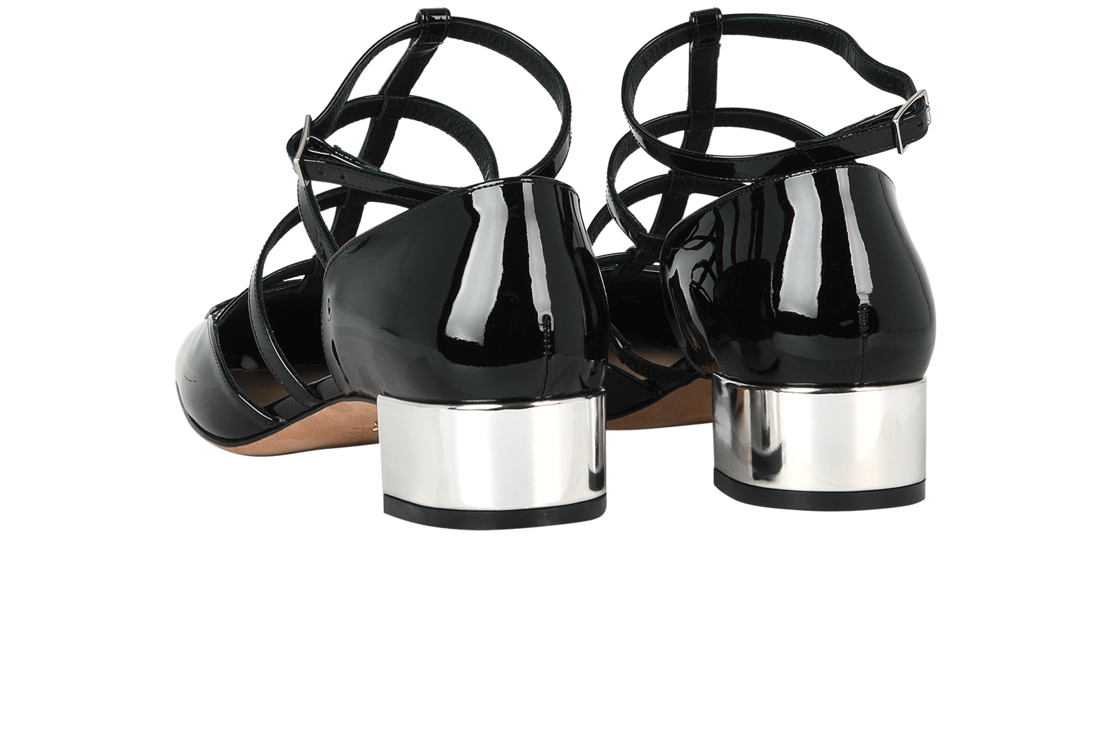 Christian Dior La Parisienne Heels, &pound;395, Shoes, Black, Patent Leather, Back view