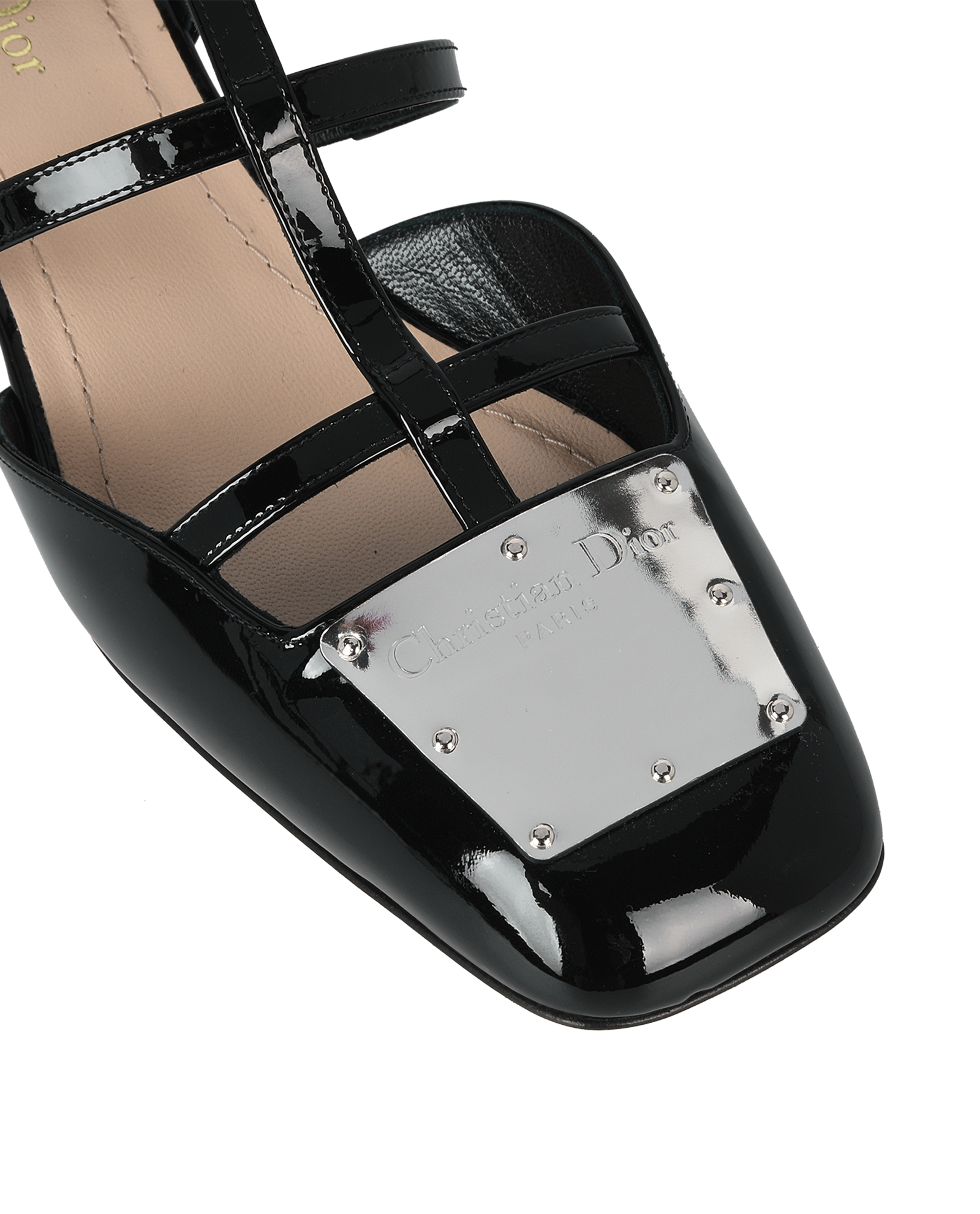 Christian Dior La Parisienne Heels, &pound;395, Shoes, Black, Patent Leather, Other view