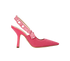J'Adior Slingback Pumps, &pound;480, Shoes, Pink, Fabric, Front view