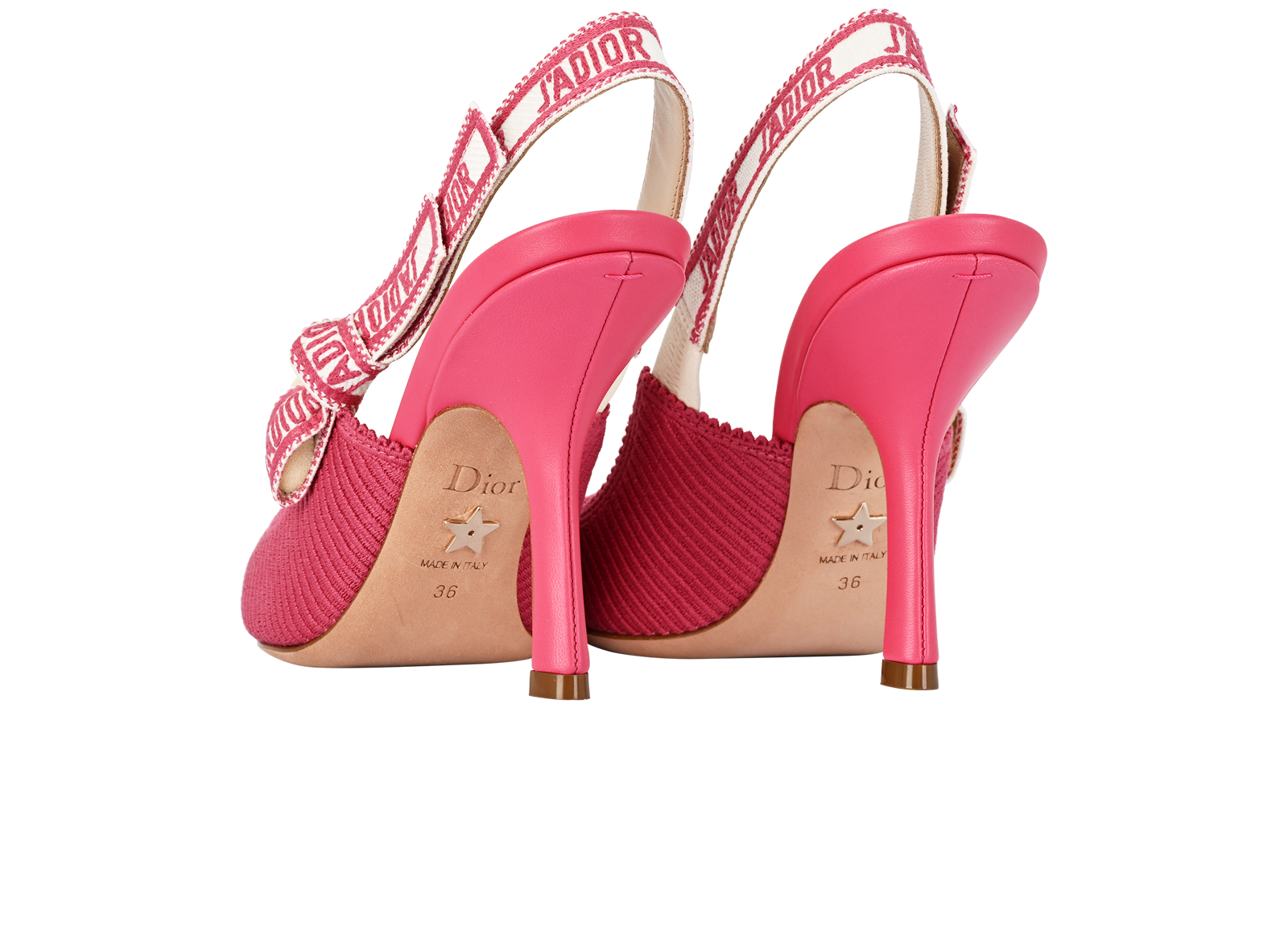 J'Adior Slingback Pumps, &pound;480, Shoes, Pink, Fabric, Back view