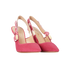 J'Adior Slingback Pumps, &pound;480, Shoes, Pink, Fabric, Side view