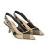 Christian Dior Check J'Adior Slingback, side view