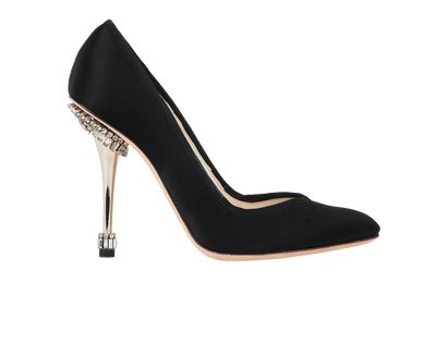 Christian Dior Vintage Diamante Pumps, front view