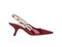 Christian Dior J'Adior Slingbacks, &pound;350, Shoes, Burgundy, Patent Leather, Front view
