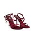 Christian Dior Strappy Heels, side view