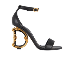 Dolce & Gabbana Baroque DG Sandals, Heels - Designer
