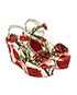 Dolce & Gabbana Floral Printed Sandals, side view