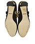Dolce & Gabbana Gold Braid Block Heel, top view
