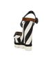 Dolce & Gabbana Monochrome Wedge Sandals, back view