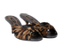Dolce & Gabbana Leopard Print Sandals, &pound;175, Shoes, Brown, Fabric/Leather, Side view