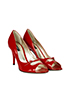 Dolce & Gabbana Peep Toe Strap Heels, side view