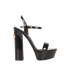 Dolce & Gabbana Platform Logo Block Heels, front view