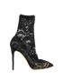 Dolce & Gabbana Lace Sock Boots, front view