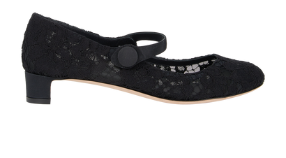 Dolce & Gabbana Floral Lace Mary Jane, front view