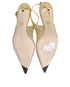 Dolce & Gabbana Rainbow Lace Slingbacks, top view