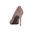 Dolce and Gabbana Blush Suede Heels, back view