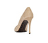 Dolce and Gabbana Nude Suede Heels, back view