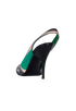 Emilio Pucci Multicolour Slingback Pumps, back view